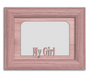 My Girl Tabletop Picture Frame - Holds 4x6 Photo - Multiple Color Options