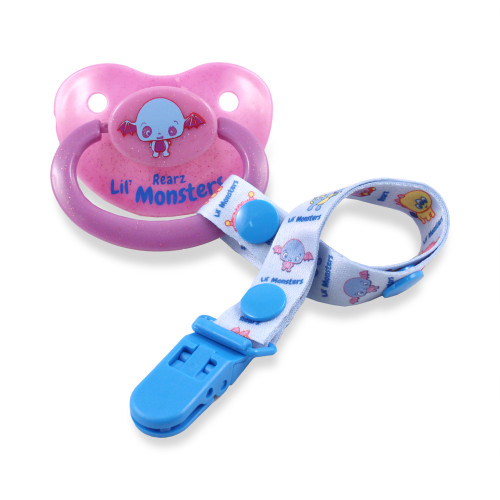 Lil' Monsters Midnight Bat Pacifier and Clip
