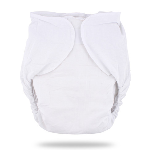 White Omutsu Bulky Nighttime Cloth Diaper