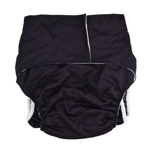 Adult Pocket Diaper - Black