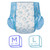 Nursery Blue Printed Adult Diapers