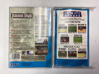 Jeu Jurassic Park Version Originale Sega Master System - Complet En Boîte - Bon état