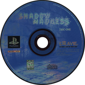 Jeu Shadow Madness Pour PlayStation 1 - Version Française, CD1 + CD2 Seul (loose), Bon état
