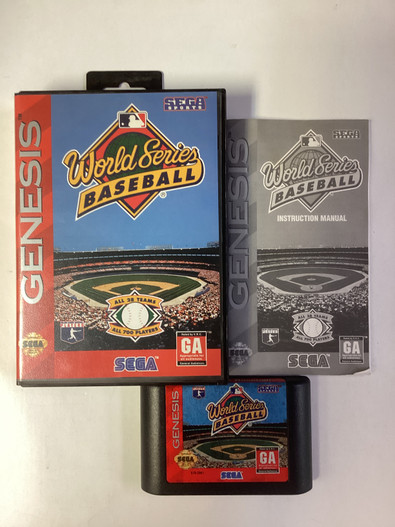 World Series Baseball- Sega Genesis Boxed