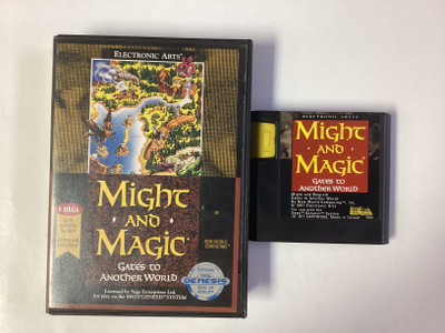 Might and Magic Gates to Another World- Sega Genesis Boxed