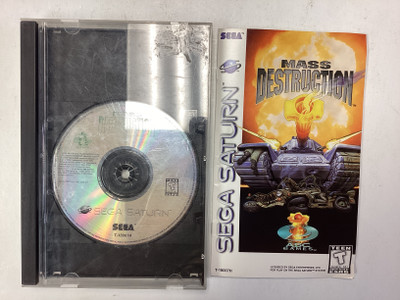 Mass Destruction- Sega Saturn Long Box