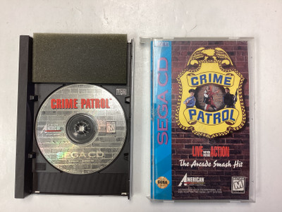 Crime Patrol- Sega CD Long Box