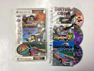 3 Free Games Pack- Sega Saturn Boxed