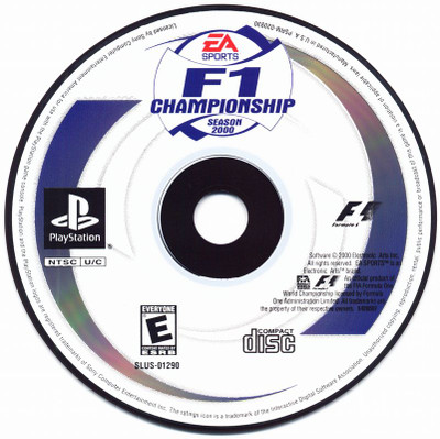 F1 Championship Season 2000 - PS1