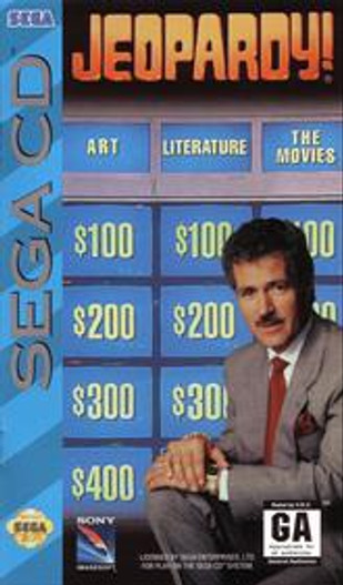Jeopardy- Sega CD Disc Only
