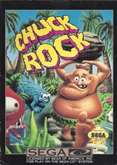 Chuck Rock- Sega CD Disc Only