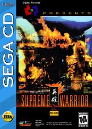 Supreme Warrior- Sega CD Disc Only