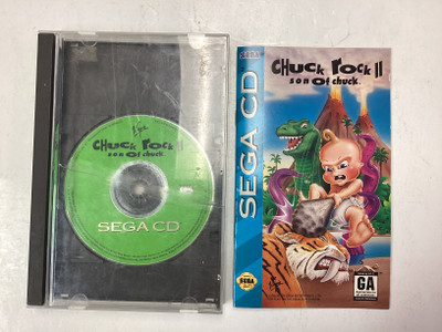 Chuck Rock II Son of Chuck- Sega CD Boxed