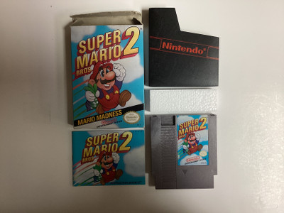 Super Mario Bros 2- NES Boxed Oval Seal