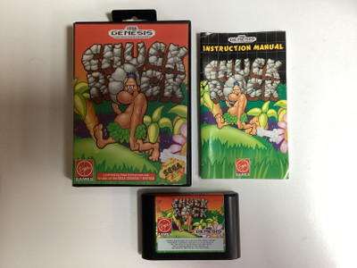 Chuck Rock- Sega Genesis Boxed