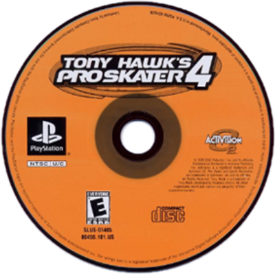 Tony Hawks Pro Skater 4 - Playstation PS1 (used)