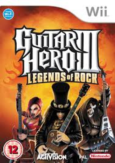 Guitar Hero III Legends of Rock- Nintendo Wii