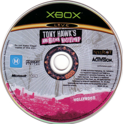 Tony Hawk's American Wasteland - Xbox
