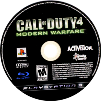 Call of Duty 4 Modern Warfare - Playstion 3 Ps3