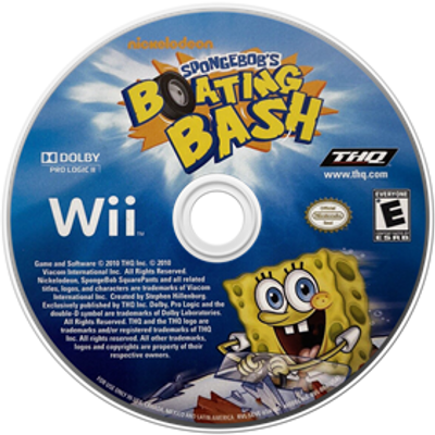 SpongeBobs Boating Bash {Disc Only} - Nintendo Wii