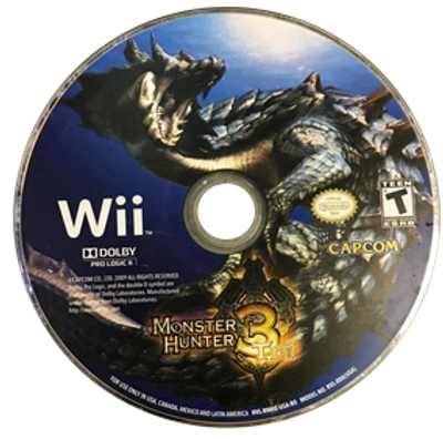  Monster Hunter Tri {Disc Only} - Nintendo Wii 