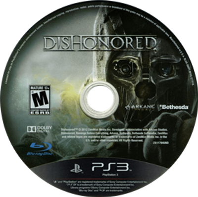 Dishonored - Playstation 3 PS3