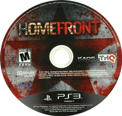 Homefront - Playstation 3 Ps3