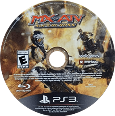 MX vs ATV Supercross - Playstation 3 PS3