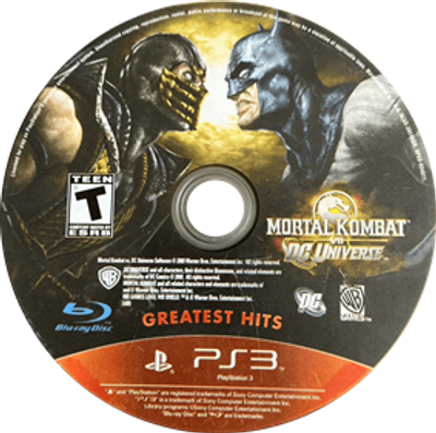Mortal Kombat vs DC Universe- PlayStation 3 PS3