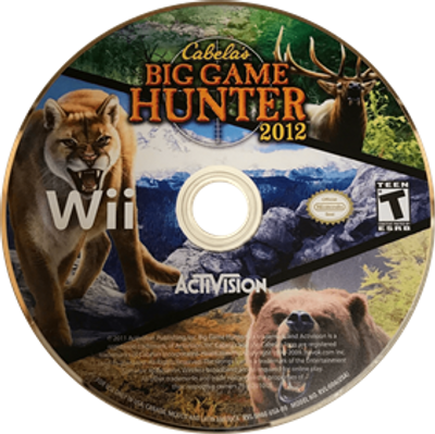 Cabela's Big Game Hunter 2012 - Nintendo Wii 