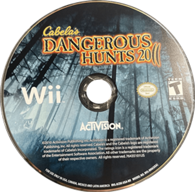 Cabela's Dangerous Hunts 2011 - Nintendo Wii