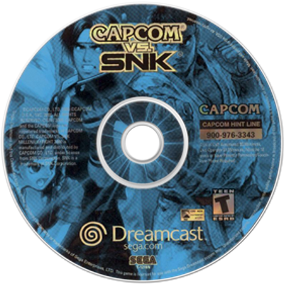 CAPCOM VS SNK - Sega Dreamcast