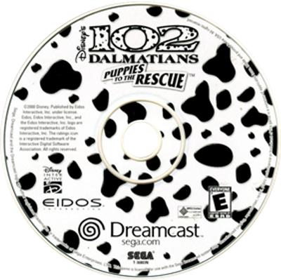 102 DALMATIONS PUPPIES TO THE RESCUE - Sega Dreamcast 
