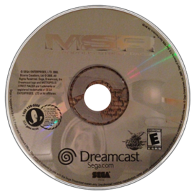 METROPOLIS STREET RACER - Sega Dreamcast