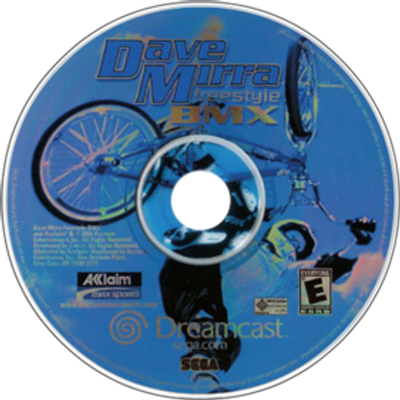 DAVE MIRRA FREESTYLE BMX - Sega Dreamcast 