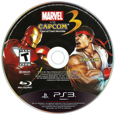 Marvel vs. Capcom 3 Fate of Two Worlds - Playstation 3 PS3