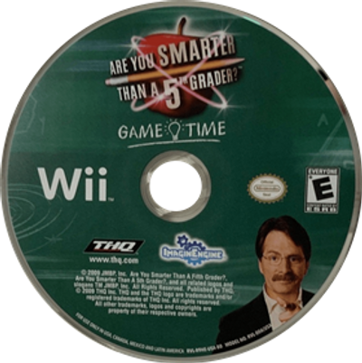 Are you smarter than a 5th grader? Game Time - Nintendo Wii