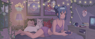Gamerz Guard Premium XL Playmat - Comfy Nights