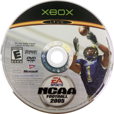 NCAA Football 2005 - Xbox
