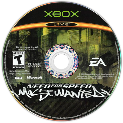 Need for Speed Most Wanted - Xbox
