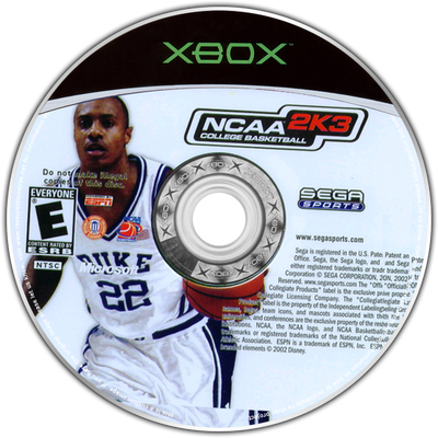 NCAA College Basketball 2K3 - Xbox