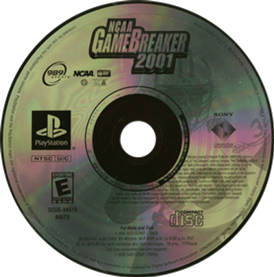 NCAA GameBreaker 2001 - Ps1