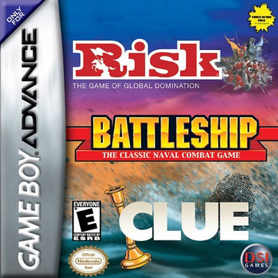 Risk / Battleship / Clue - GBA