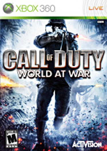  Call of Duty World at War- Xbox 360