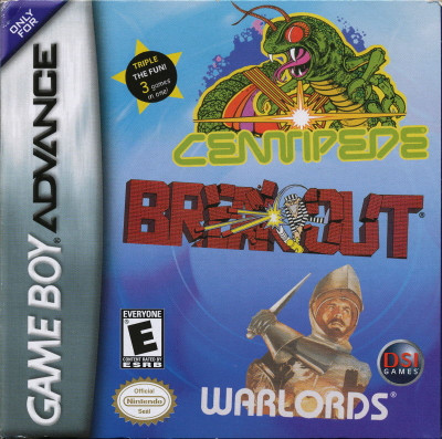 Centipede / Breakout / Warlords - GBA