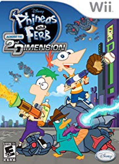  Disney Phineas and Ferb Across the 2nd Dimension - Nintendo Wii