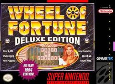 Wheel of Fortune Deluxe! - Snes