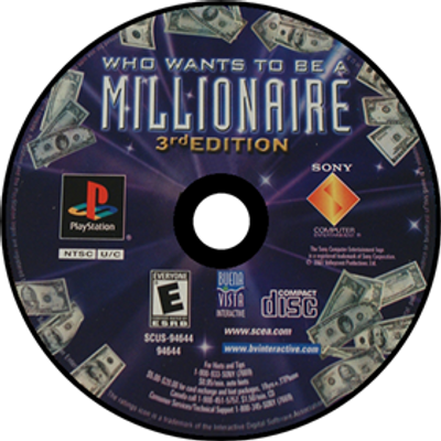 Who Wants To Be A Millionaire 3rd Edition - Ps1
