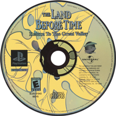 Land Before Time Return to the Great Valley - PS1