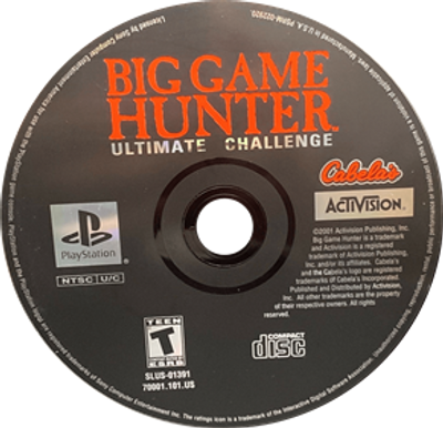 Cabela's Big Game Hunter Ultimate Challenge - PS1